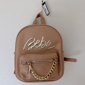 Bebe Gianna Tan Backpack New adjustable straps